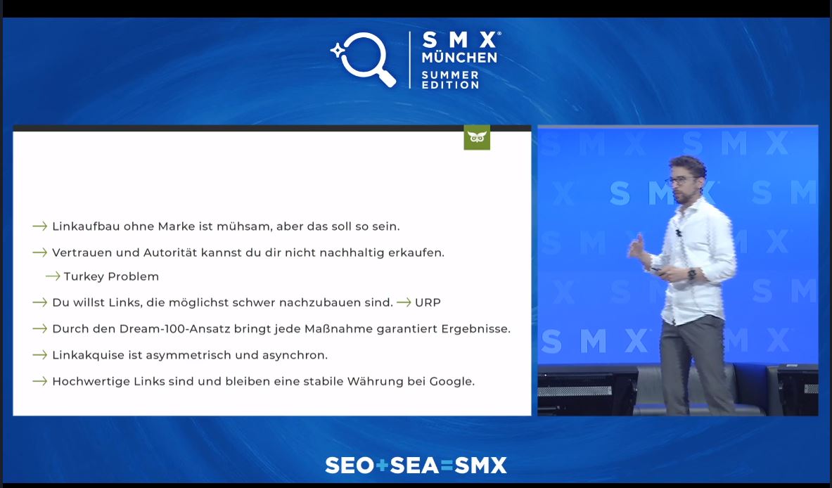 SMX Keynote Linkbuilding