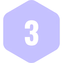 Kleines weißes Polygon