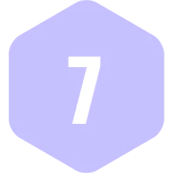 Kleines weißes Polygon